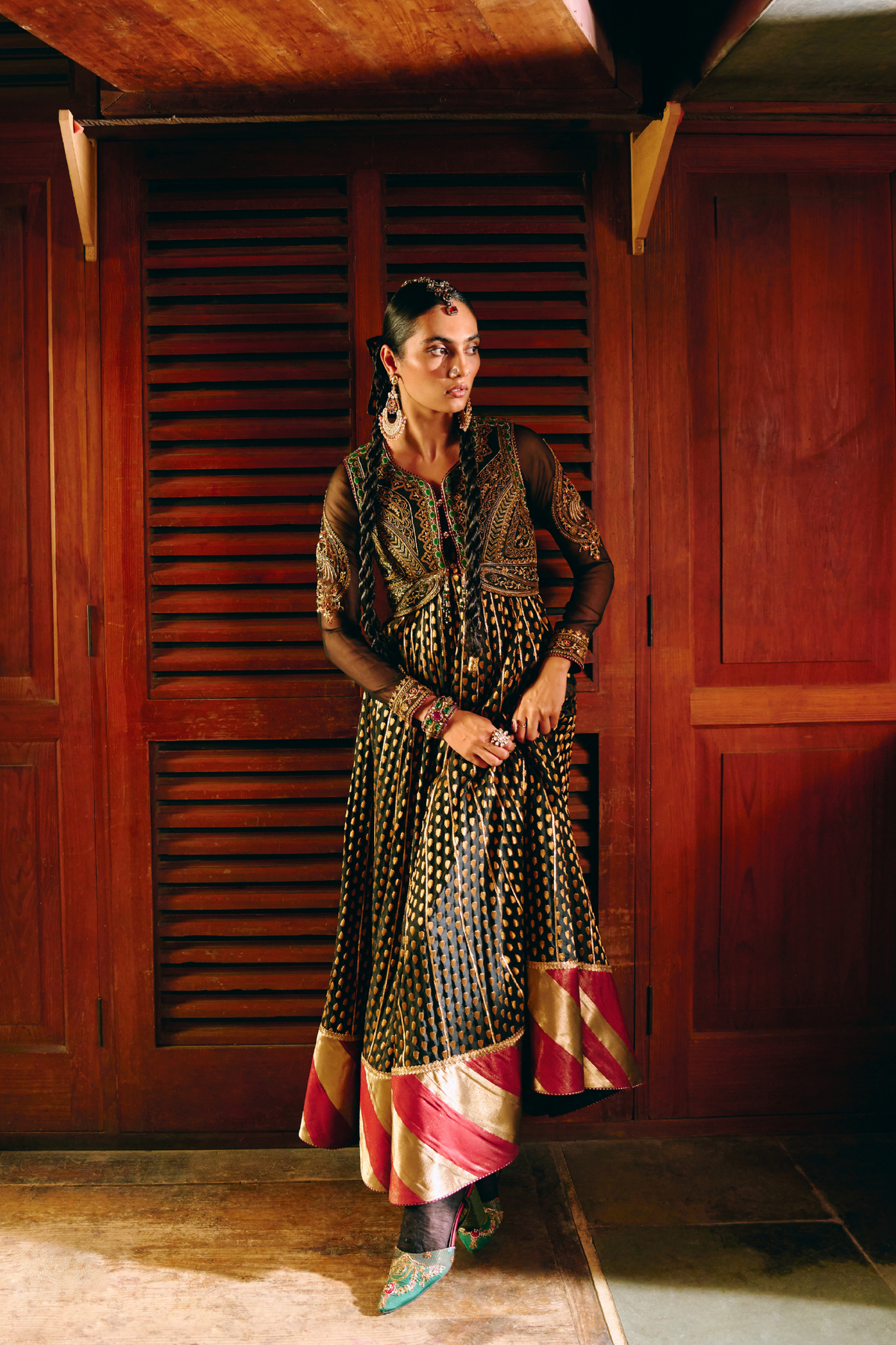 Chandrika Anarkali jacket Set