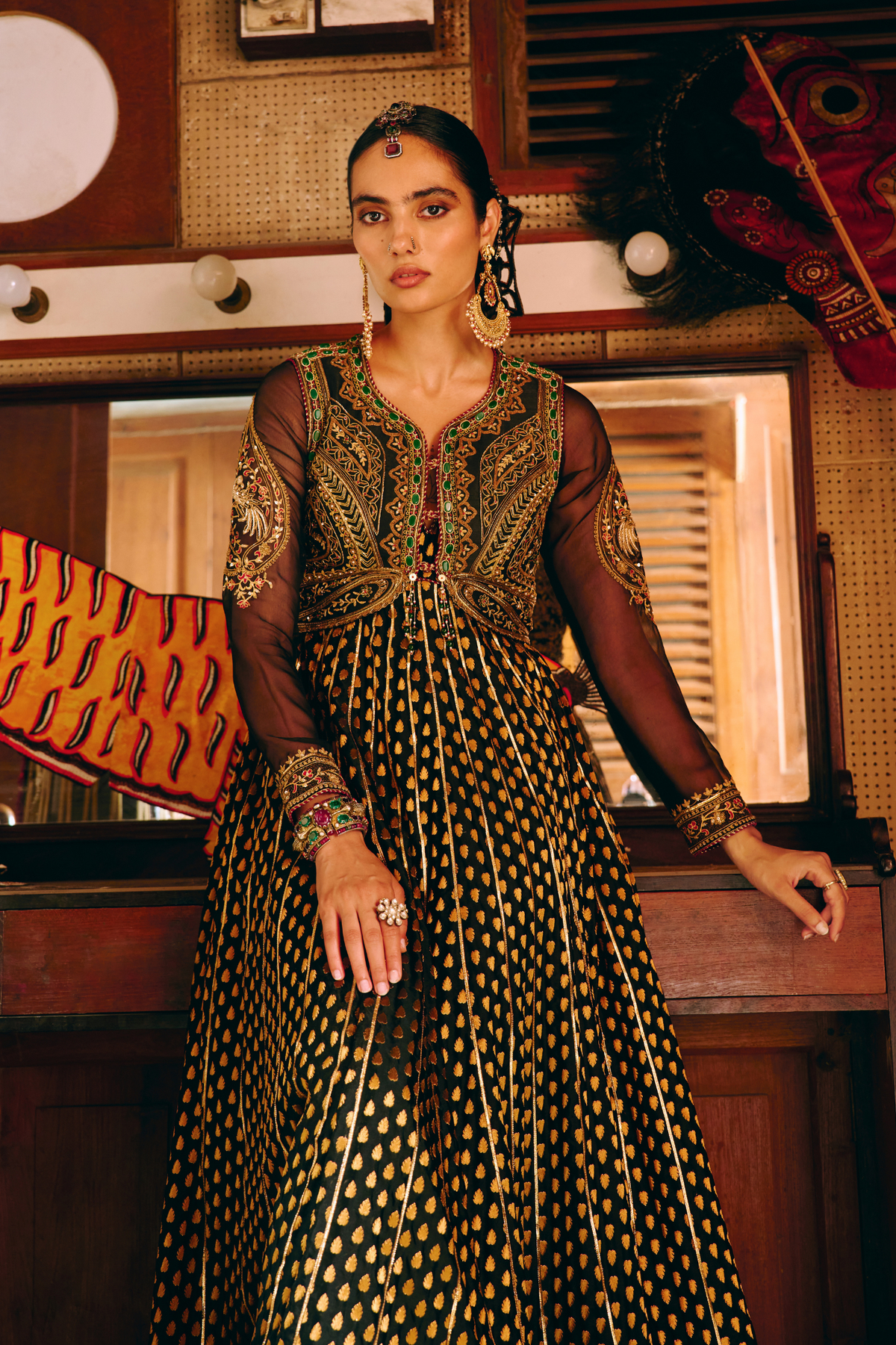 Chandrika Anarkali jacket Set