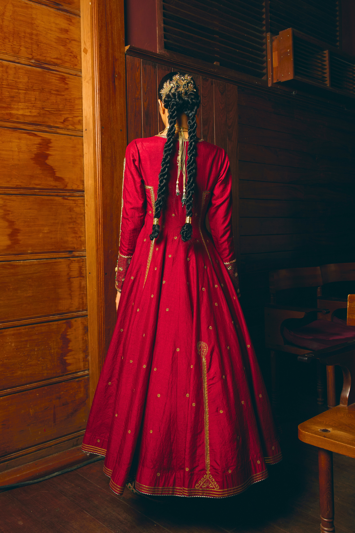 Dhenu anarkali set