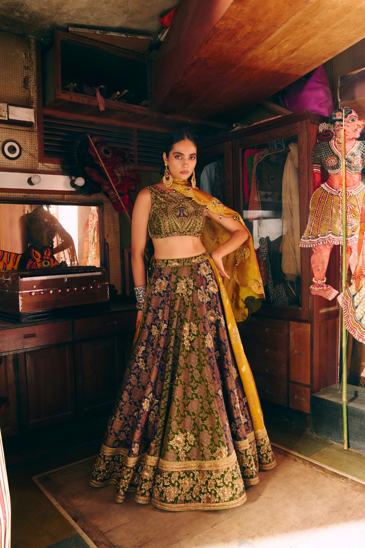 Madhurya multicolor lehenga set