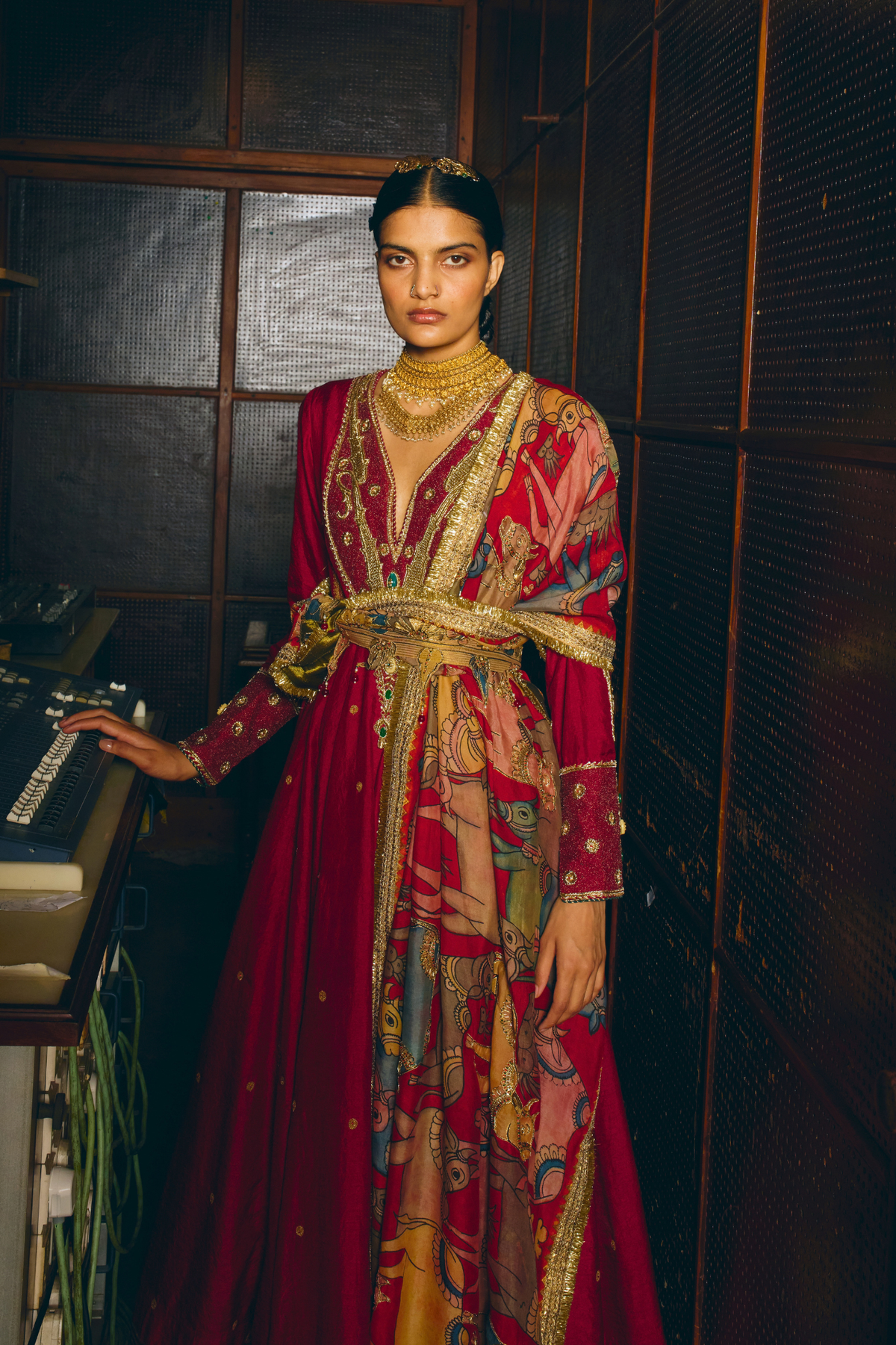 Dhenu anarkali set