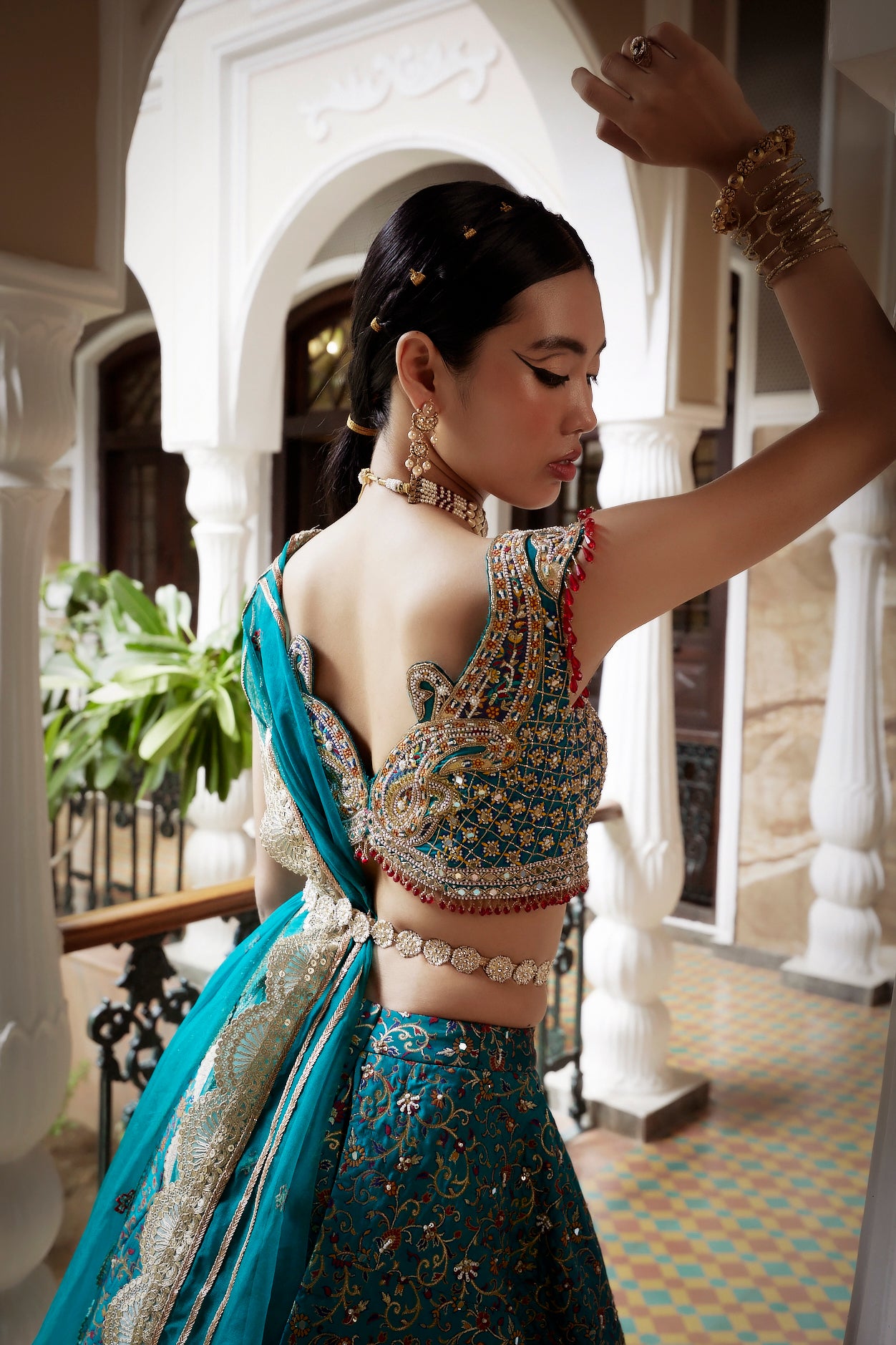 Jamawar lehenga best sale