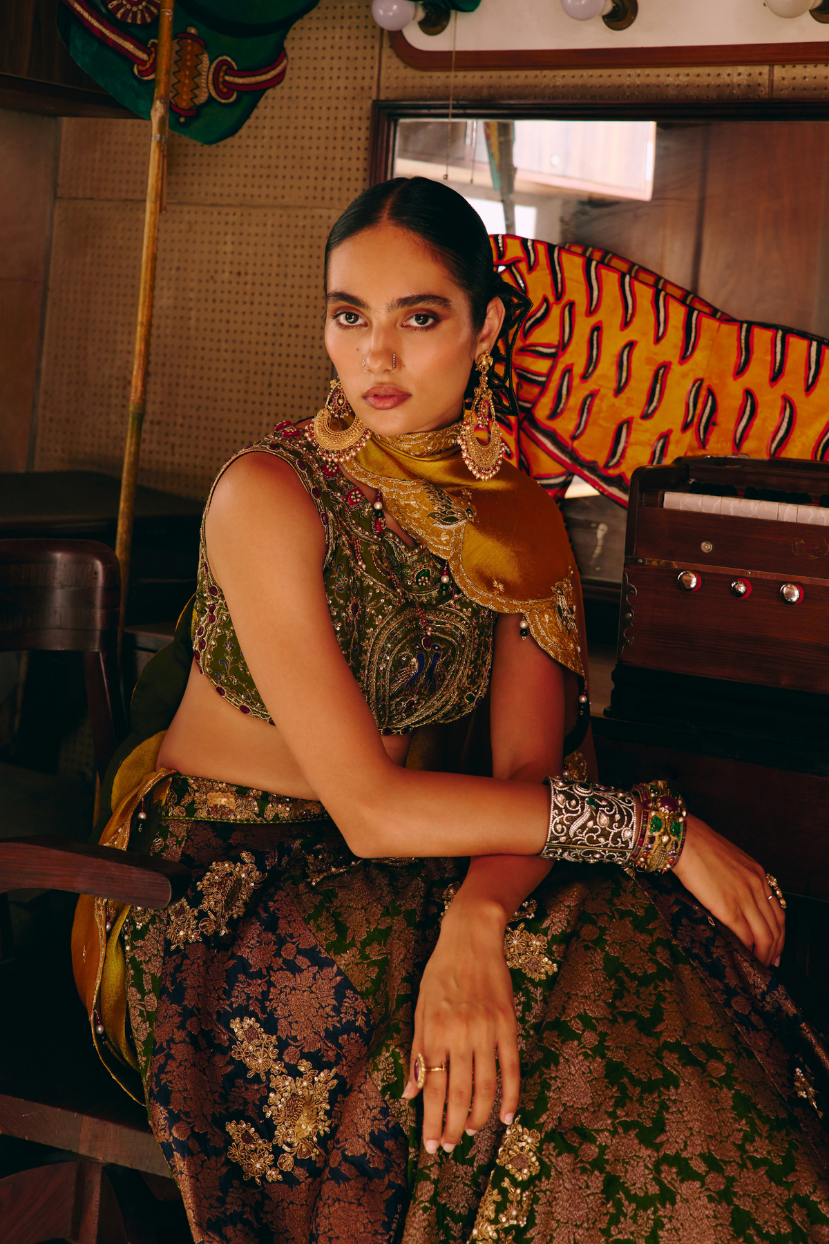 Madhurya multicolor lehenga set