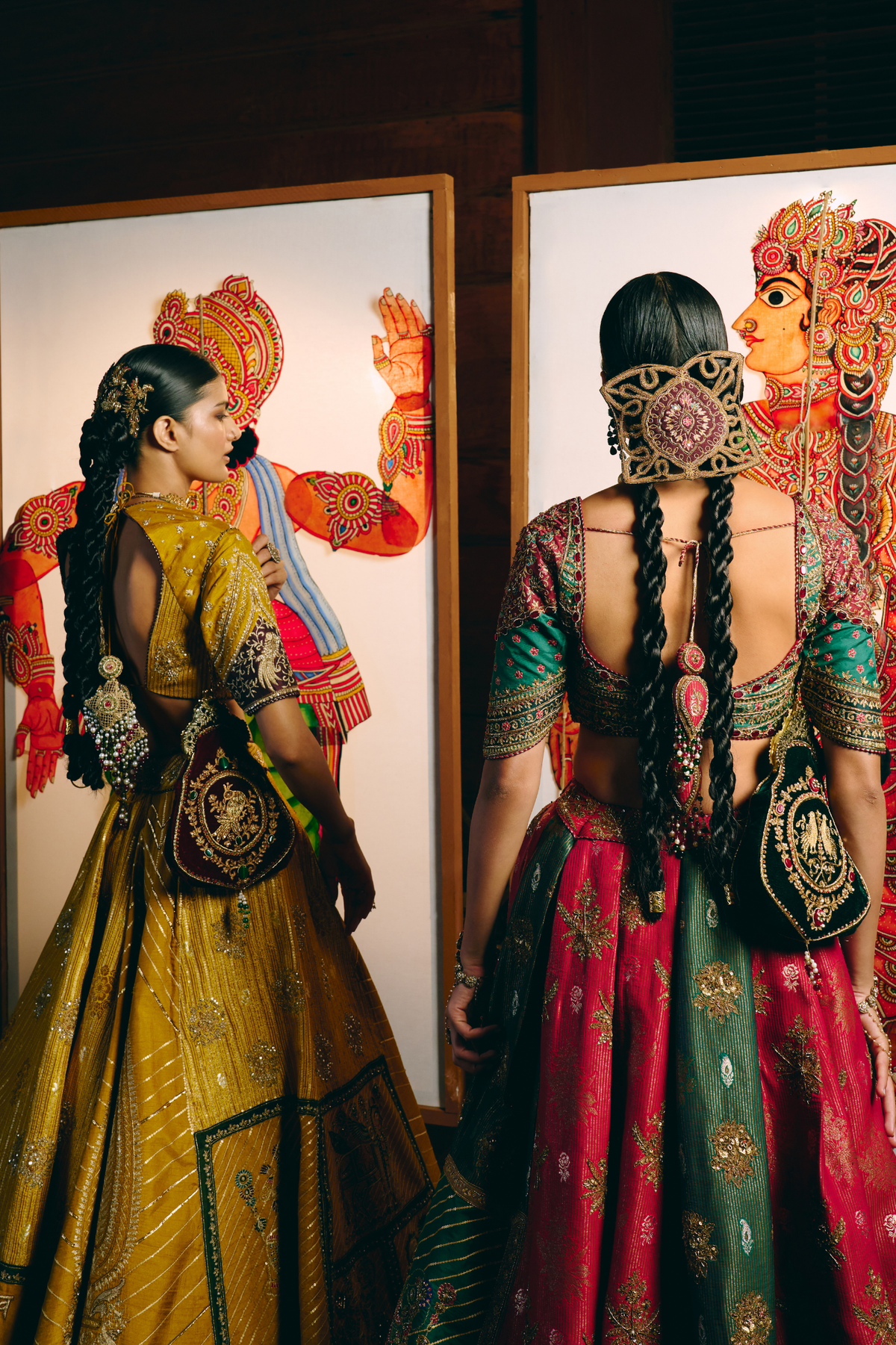 Shubh Aarambh Yellow lehenga set