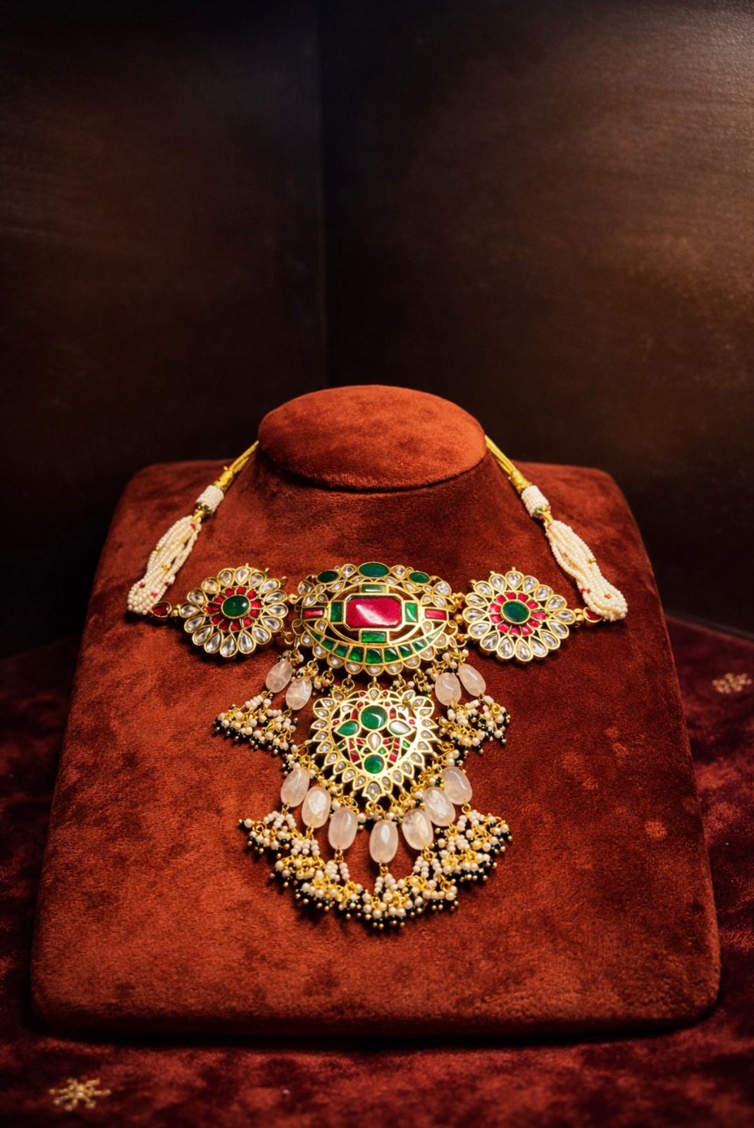 Royal Polki & Kundan Statement Necklace